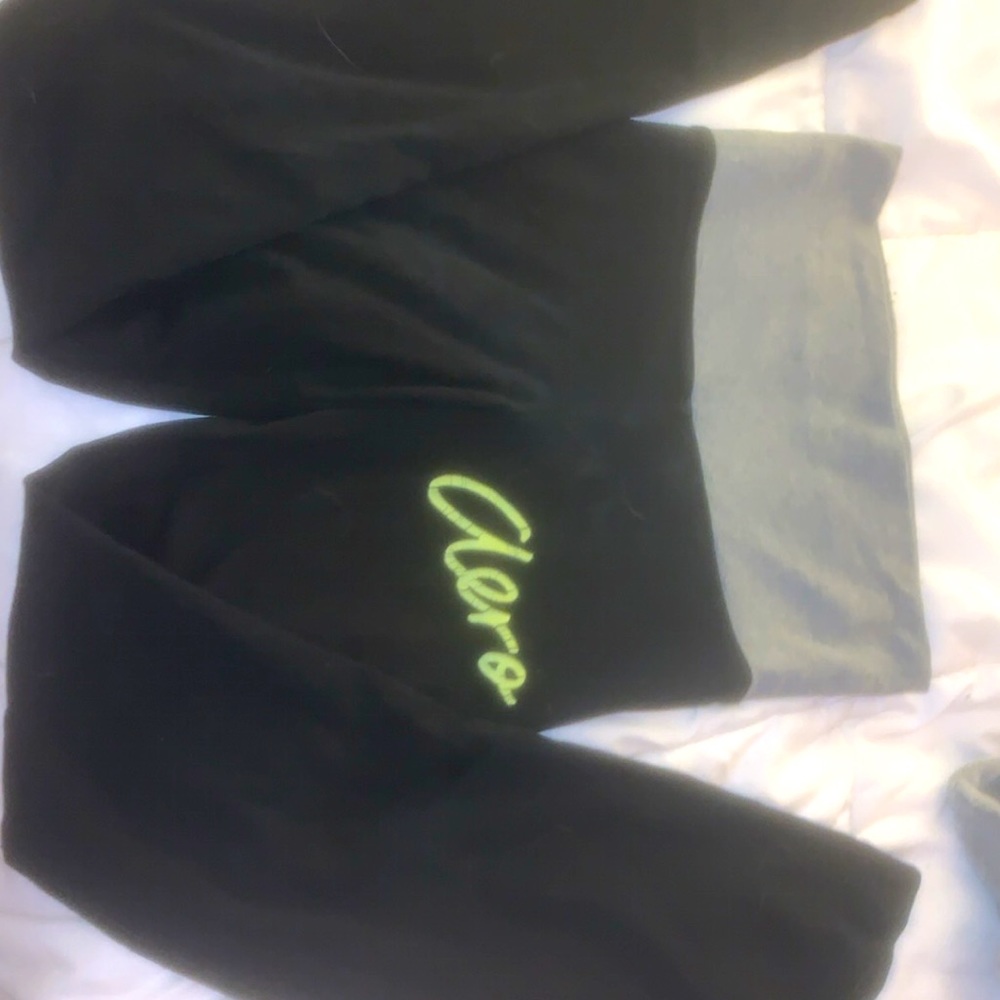 black bootcut leggings